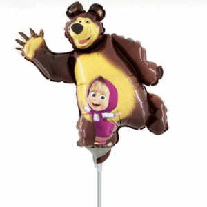 Balloon Masha and the Bear – 36 cm + stick