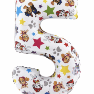 a balloon shaped like a number