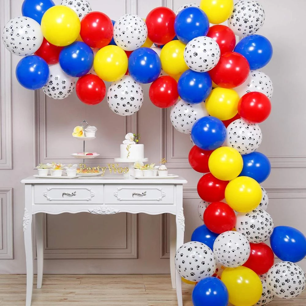 Paw Patrol Balloon Arch - 100 pieces + pump