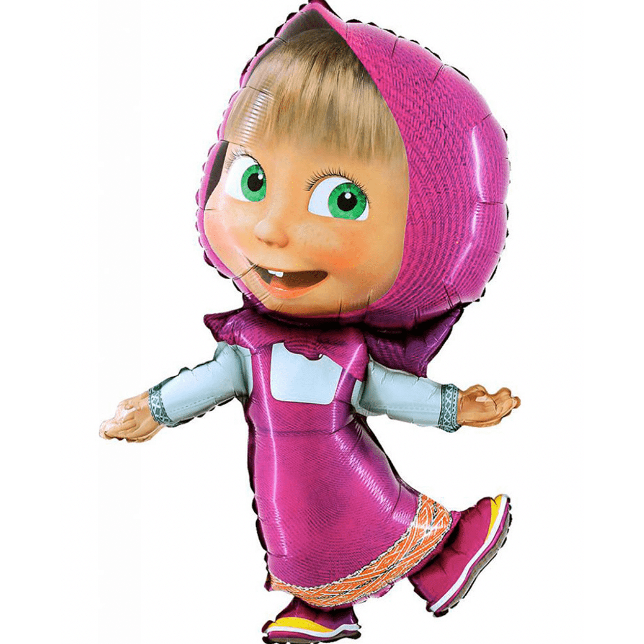 Foil Balloon "Masha and the Bear" – 104 cm tall