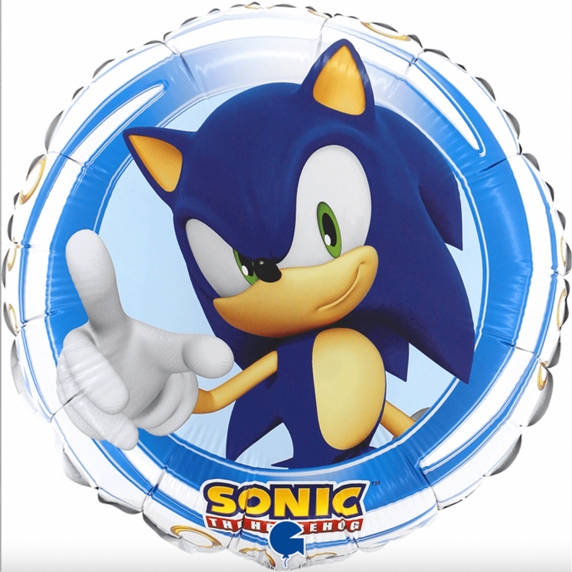Sonic the Hedgehog Double-Sided Foil Balloon - 43 cm (17 inches)