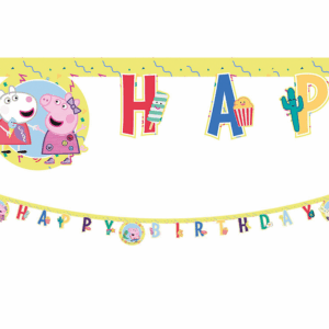 HAPPY BIRTHDAY Banner - Peppa Pig (Peppa Pig) - 2.00 m