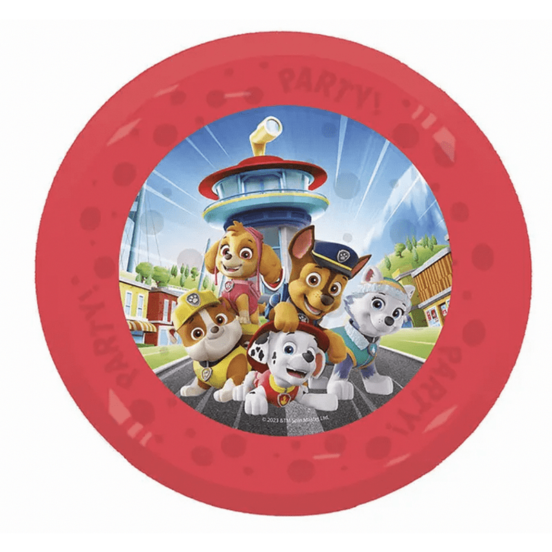 Plate Paw Patrol - 21 cm reusable