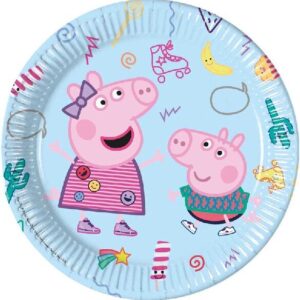 Чинии Пепа Пиг ( Peppa Pig ) - 23 см - 8 броя