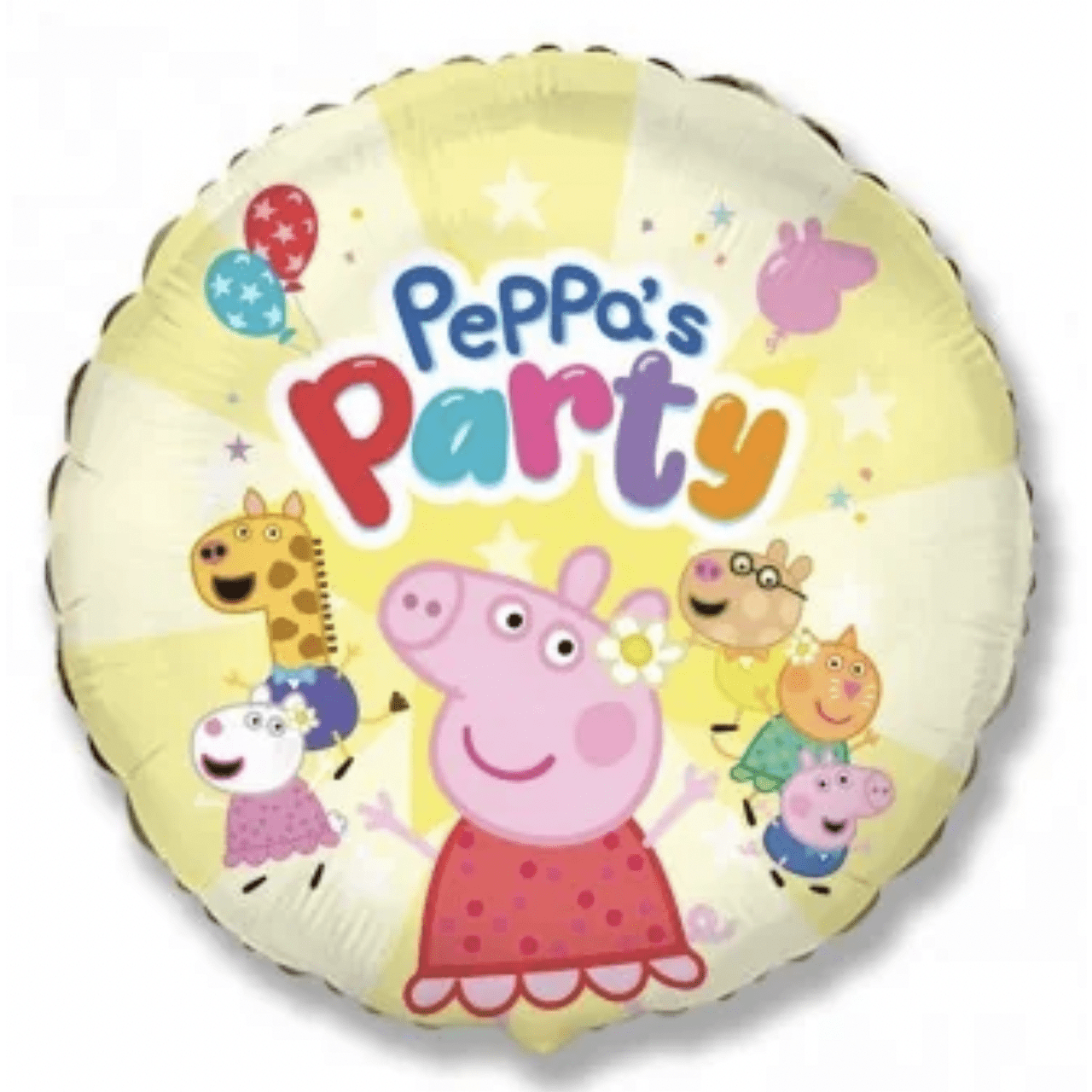 Large Foil Balloon George and Peppa Pig (Peppa Pig) - 46 cm + weight