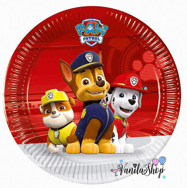 Party plates Paw Patrol - Ready For Action | 20 cm | 8 pieces