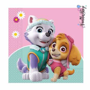 Party napkins Paw Patrol - Paw Patrol - Skye & Everest - Skye - 20 pieces