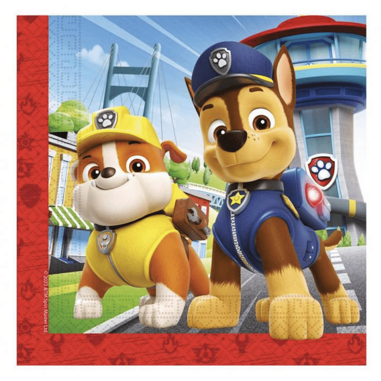 Party napkins Paw Patrol - 33x33 cm | 20 pieces