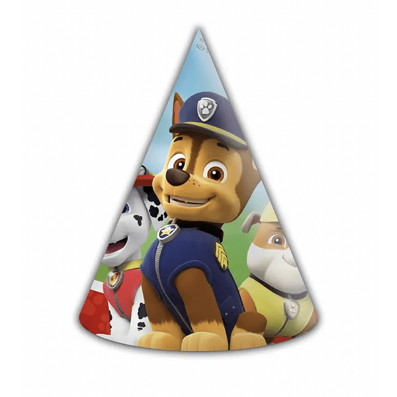 Party hats Paw Patrol - 6 pieces