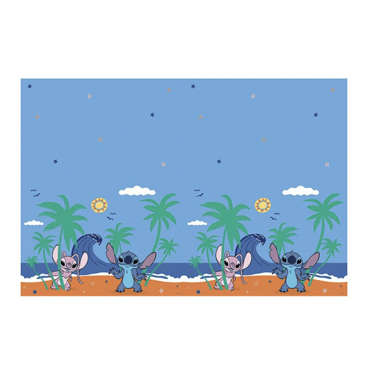 Lilo & Stitch Party Tablecloth – 71" x 47"