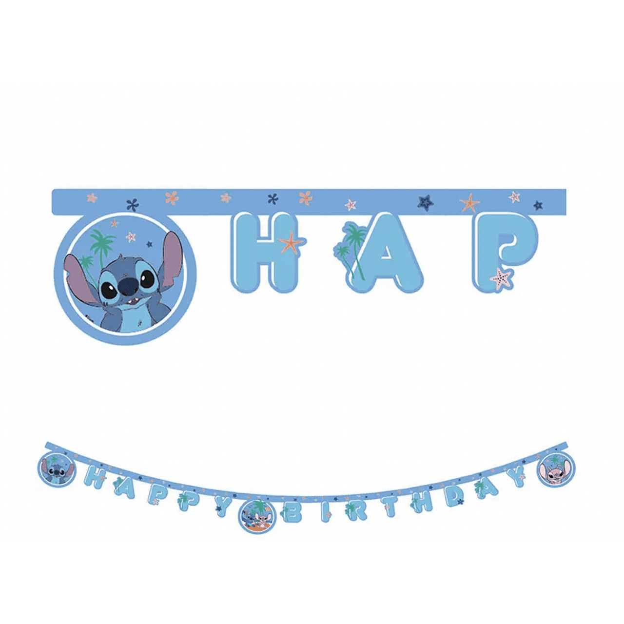 Lilo & Stitch “Happy Birthday” Banner – 6.5 ft