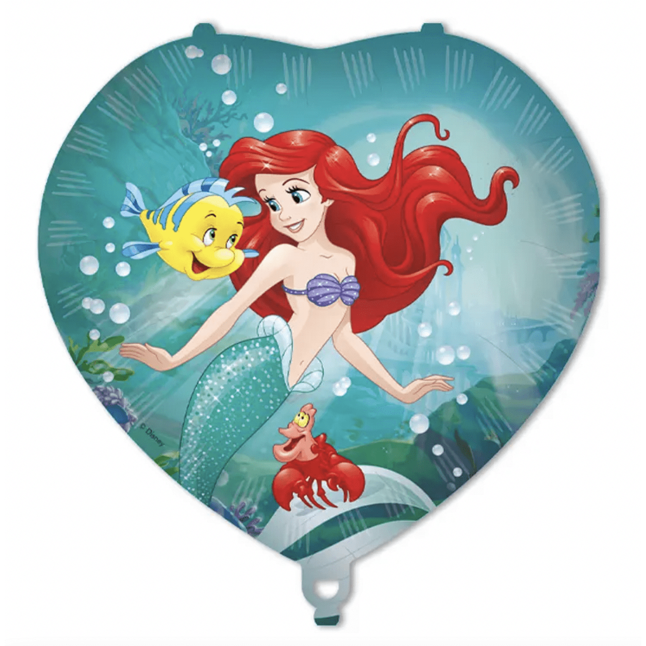 Ariel balloon - foil - 46 cm + weight