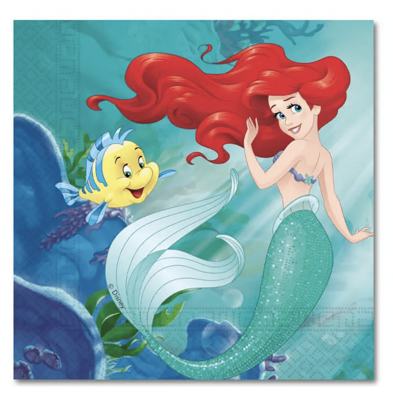 Party napkins Ariel (Mermaid) - 20 pieces
